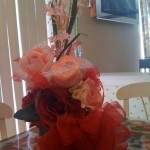 The bouquet I put together for my Mother, complete with a surprise inside!