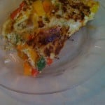 My lovely-giant-sunset-pepper omelette!