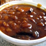 From Rancho Gordo's blog, a bowl of baked beans from L.C.'s in San Francisco