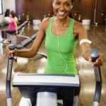 black-woman-walking-exercise-treadmill black-woman-walking-exercise-treadmill
