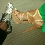 Luvvie on the left, me on the right.