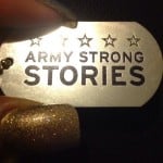My dog tag that the Army sent me... I haven't taken it off since I got it!