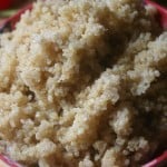This is what properly-cooked quinoa should look like.