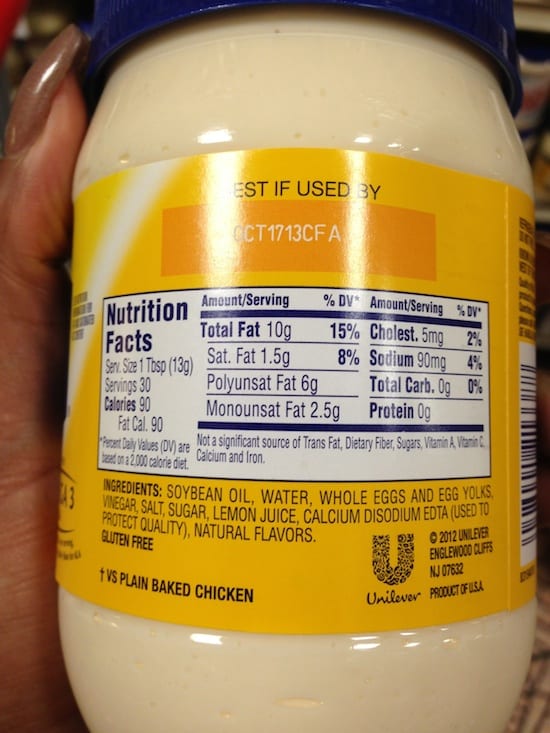 Best Foods Mayonnaise Nutrition Facts Besto Blog