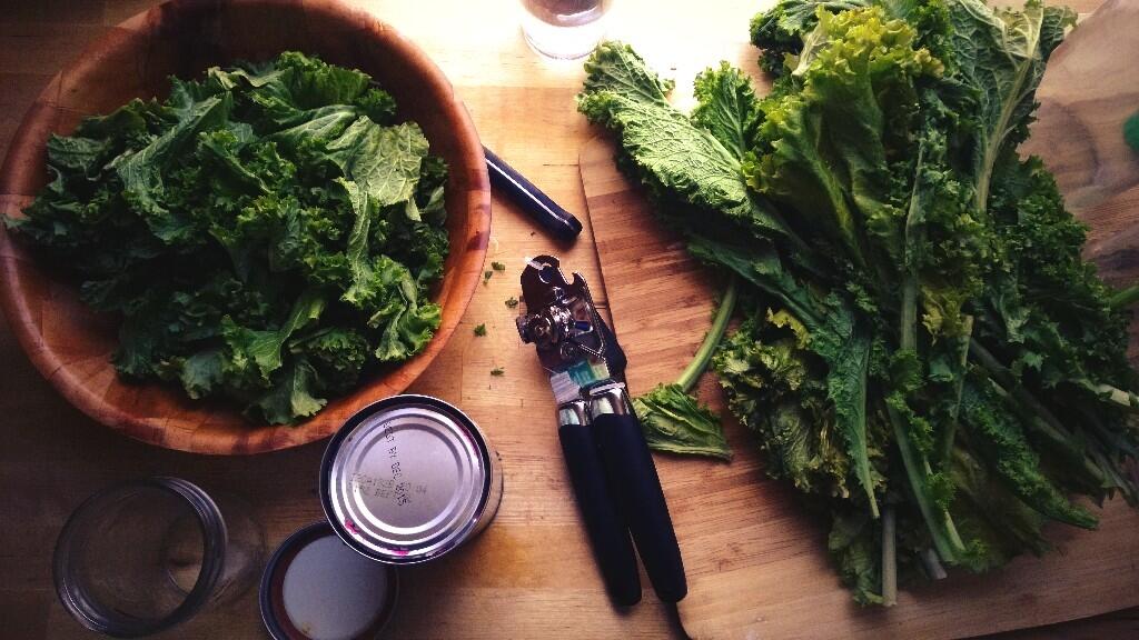 Mmmm....mustard greens.